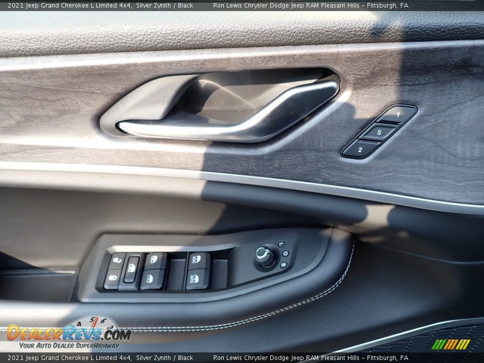 2021 Jeep Grand Cherokee L Limited 4x4 Silver Zynith / Black Photo #14