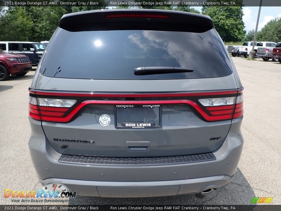 2021 Dodge Durango GT AWD Destroyer Gray / Black Photo #6
