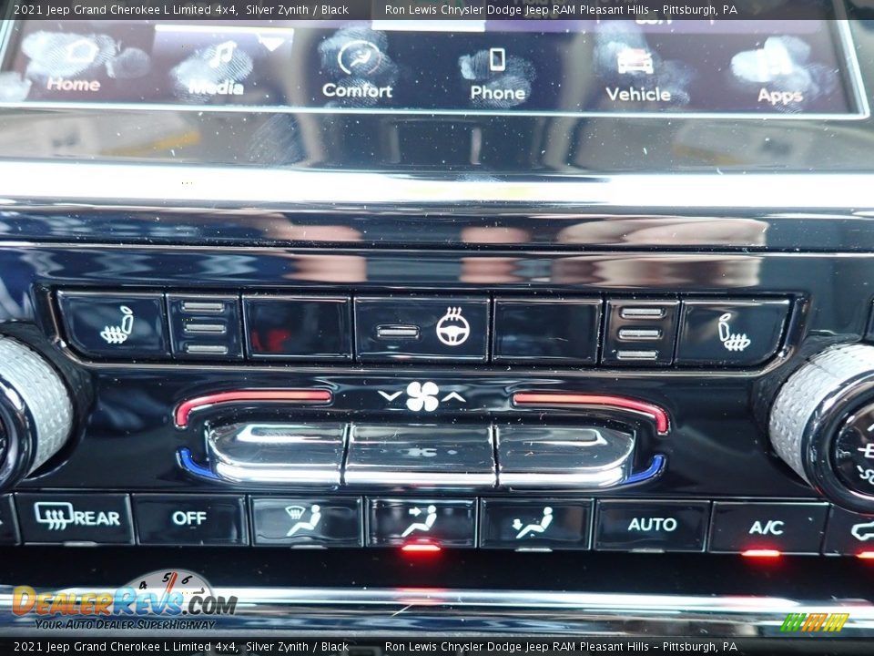 2021 Jeep Grand Cherokee L Limited 4x4 Silver Zynith / Black Photo #17