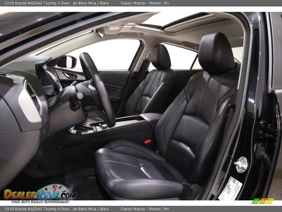 2018 Mazda MAZDA3 Touring 4 Door Jet Black Mica / Black Photo #5