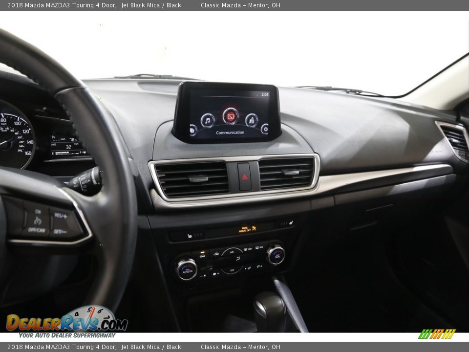 2018 Mazda MAZDA3 Touring 4 Door Jet Black Mica / Black Photo #9