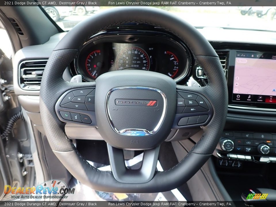 2021 Dodge Durango GT AWD Steering Wheel Photo #17