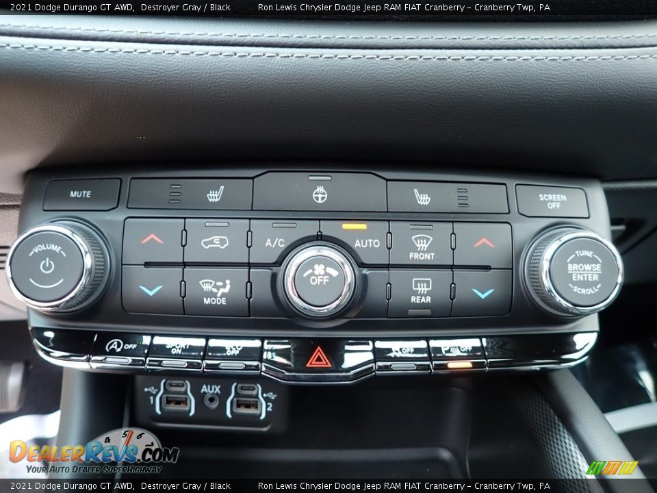 Controls of 2021 Dodge Durango GT AWD Photo #19
