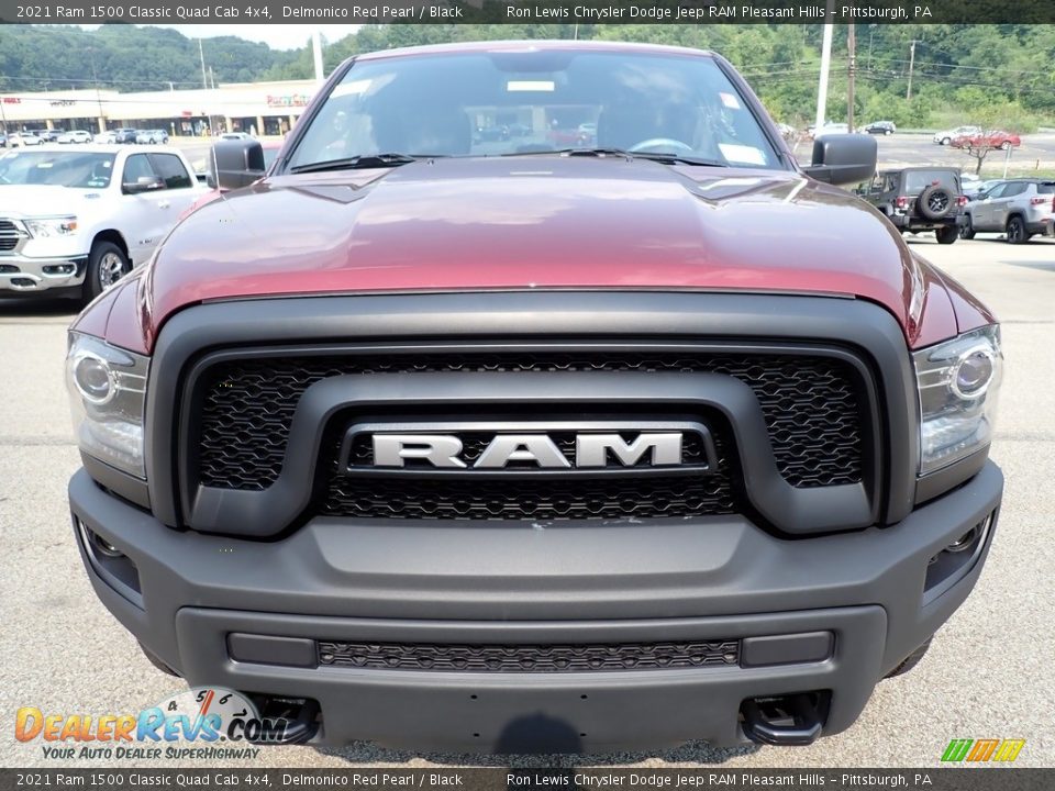 2021 Ram 1500 Classic Quad Cab 4x4 Delmonico Red Pearl / Black Photo #8