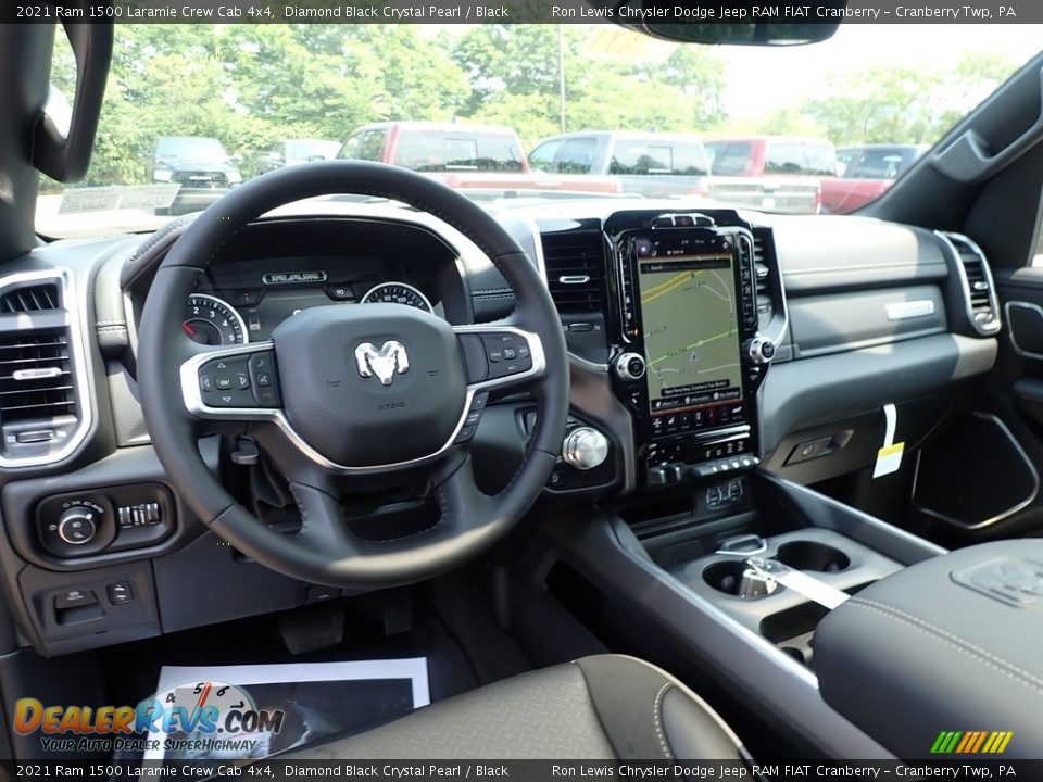 Front Seat of 2021 Ram 1500 Laramie Crew Cab 4x4 Photo #13