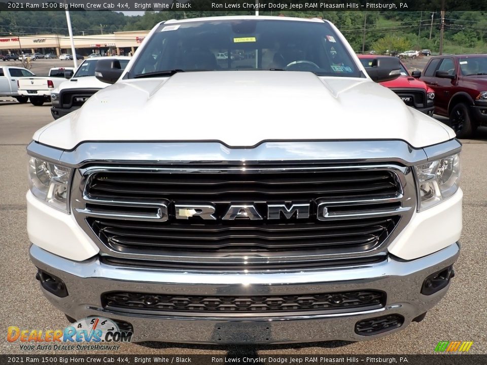 2021 Ram 1500 Big Horn Crew Cab 4x4 Bright White / Black Photo #8