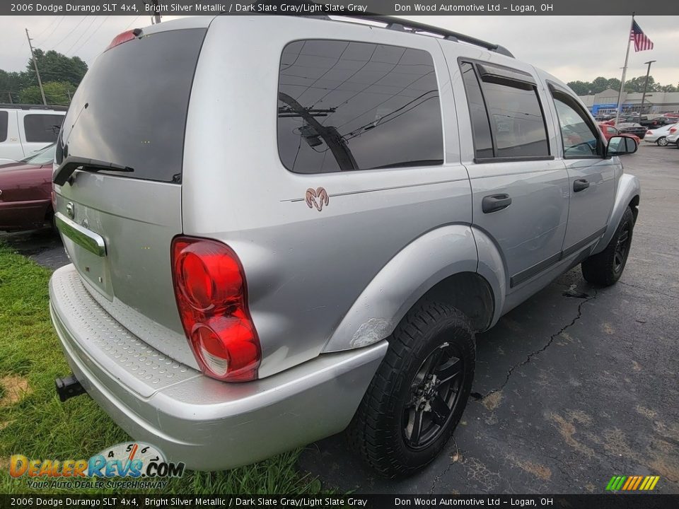 2006 Dodge Durango SLT 4x4 Bright Silver Metallic / Dark Slate Gray/Light Slate Gray Photo #6