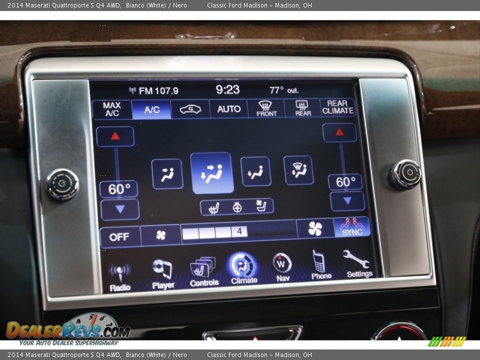 2014 Maserati Quattroporte S Q4 AWD Bianco (White) / Nero Photo #12