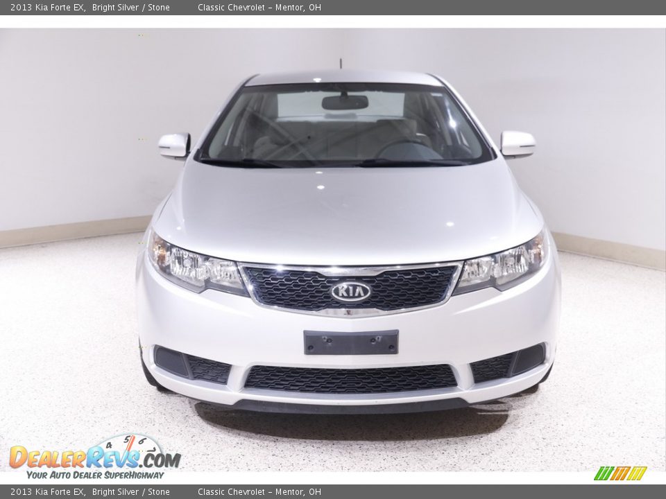 2013 Kia Forte EX Bright Silver / Stone Photo #2