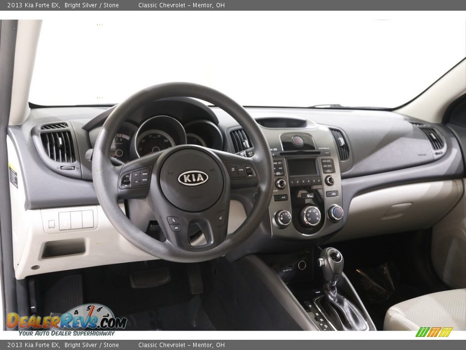 2013 Kia Forte EX Bright Silver / Stone Photo #6