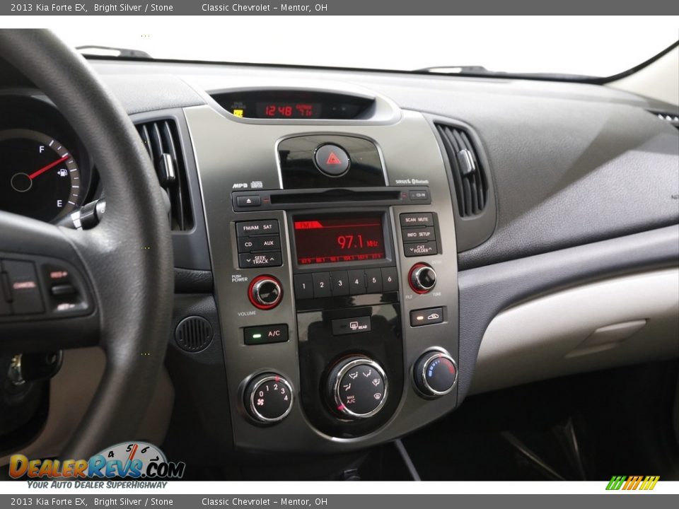 2013 Kia Forte EX Bright Silver / Stone Photo #9