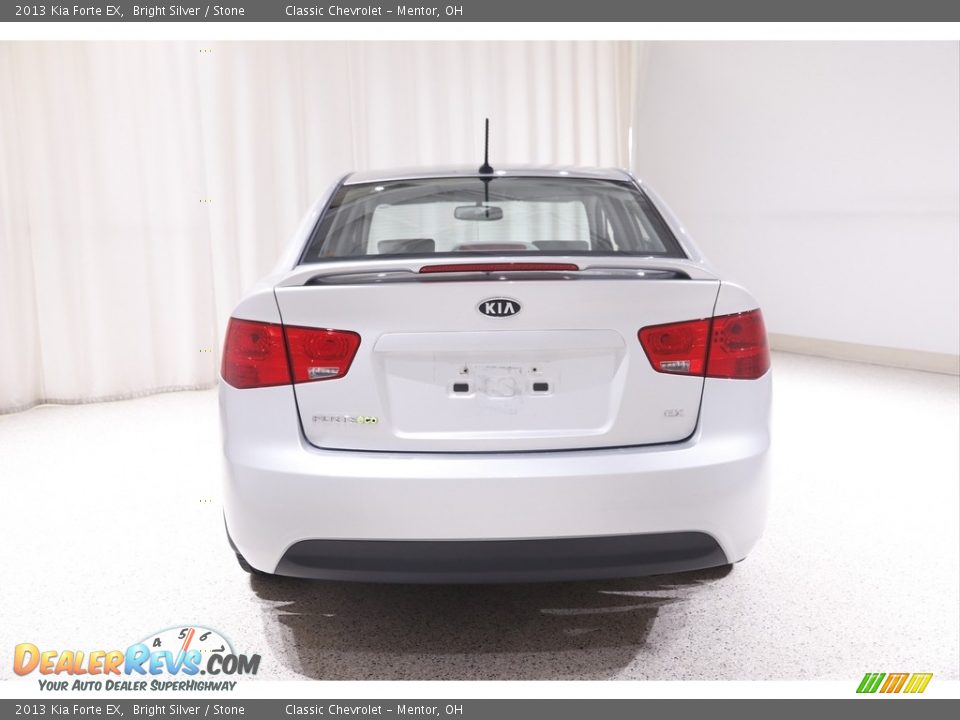 2013 Kia Forte EX Bright Silver / Stone Photo #14