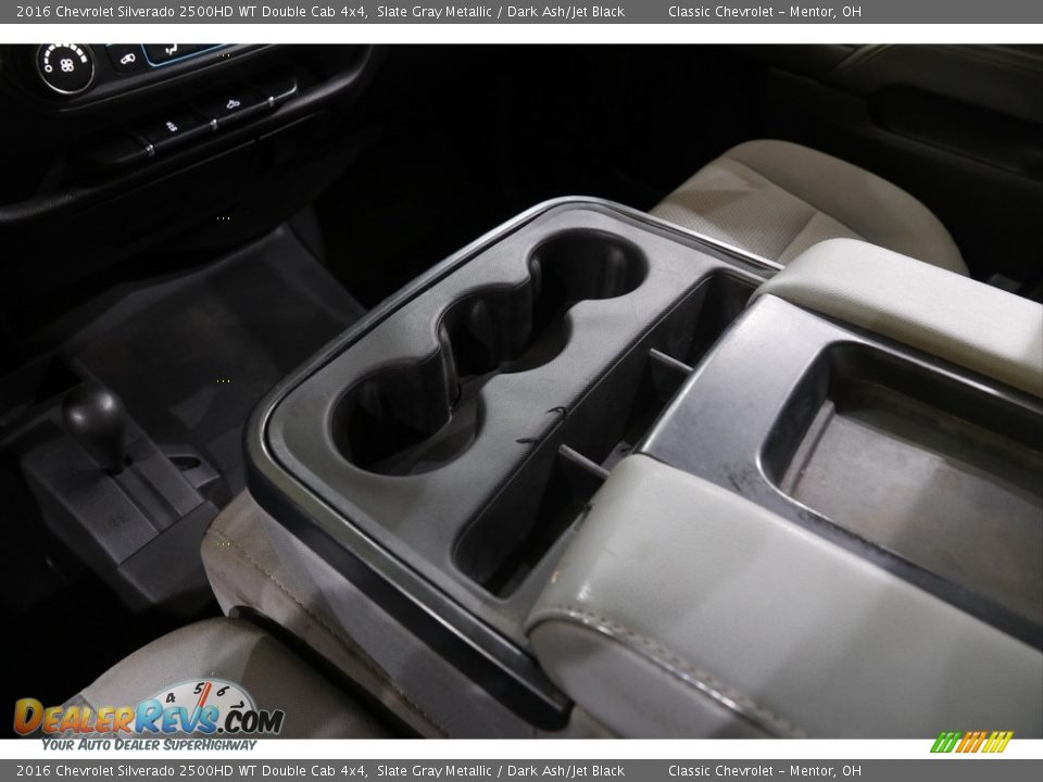 2016 Chevrolet Silverado 2500HD WT Double Cab 4x4 Slate Gray Metallic / Dark Ash/Jet Black Photo #11