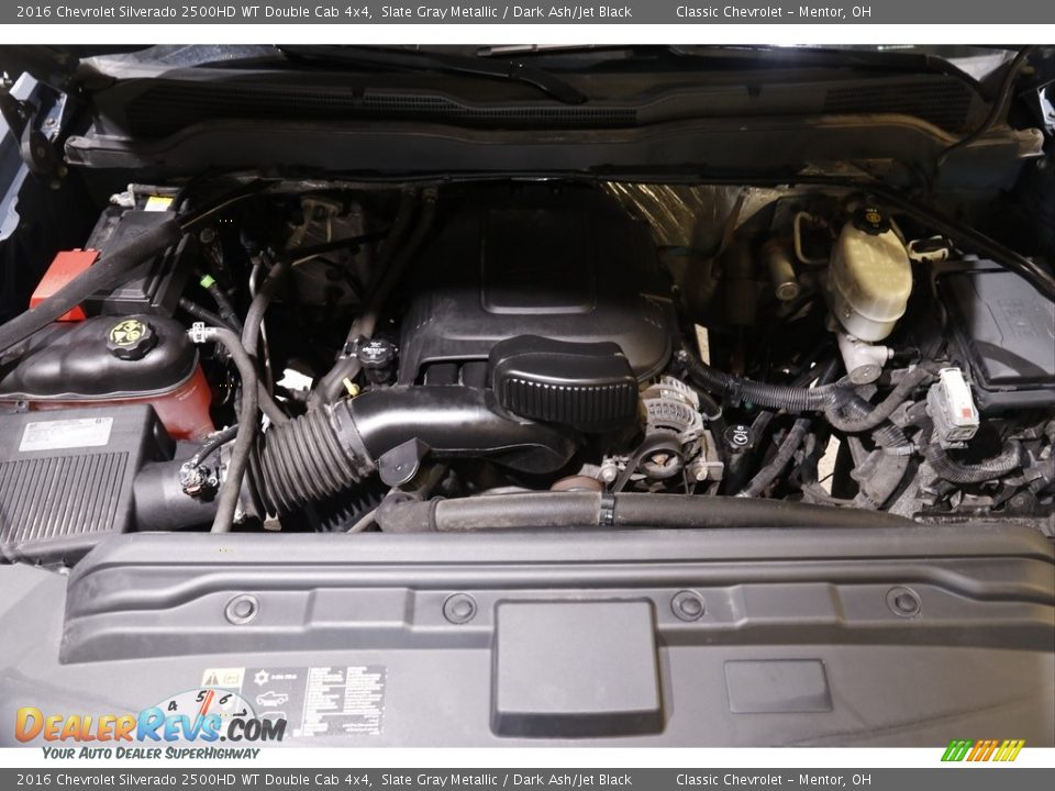 2016 Chevrolet Silverado 2500HD WT Double Cab 4x4 6.0 Liter OHV 16-Valve VVT Vortec V8 Engine Photo #17