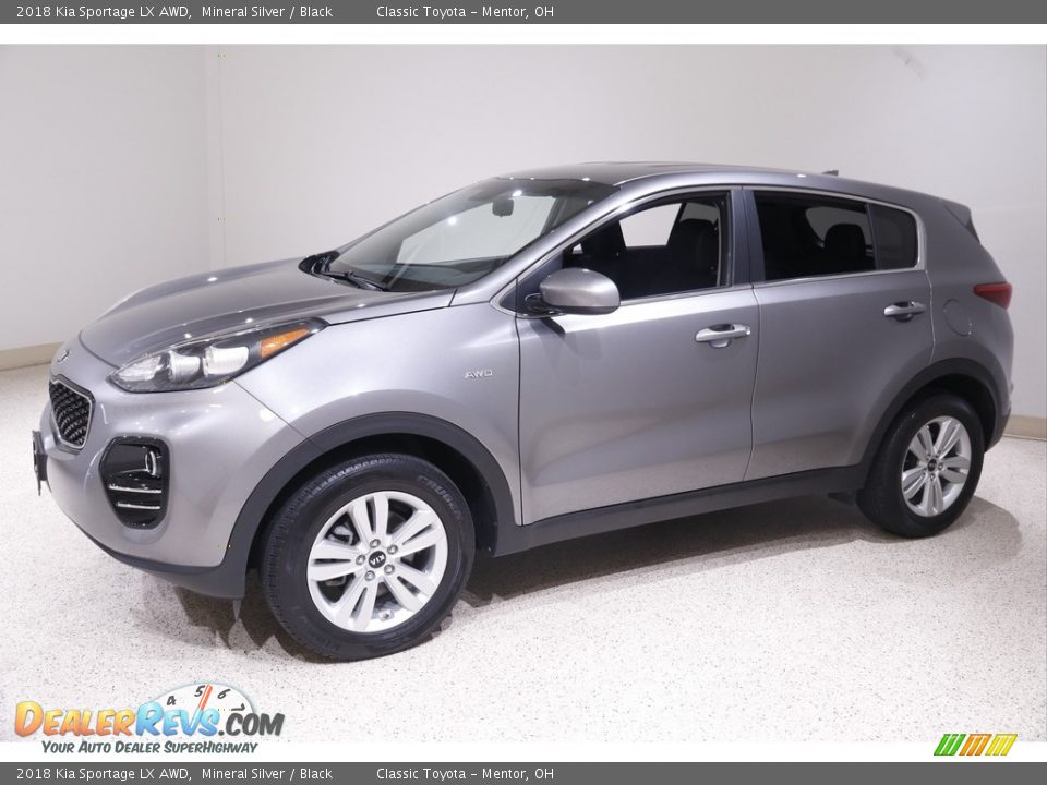 2018 Kia Sportage LX AWD Mineral Silver / Black Photo #3