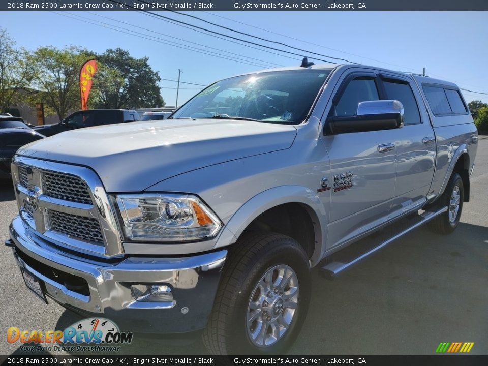 2018 Ram 2500 Laramie Crew Cab 4x4 Bright Silver Metallic / Black Photo #3