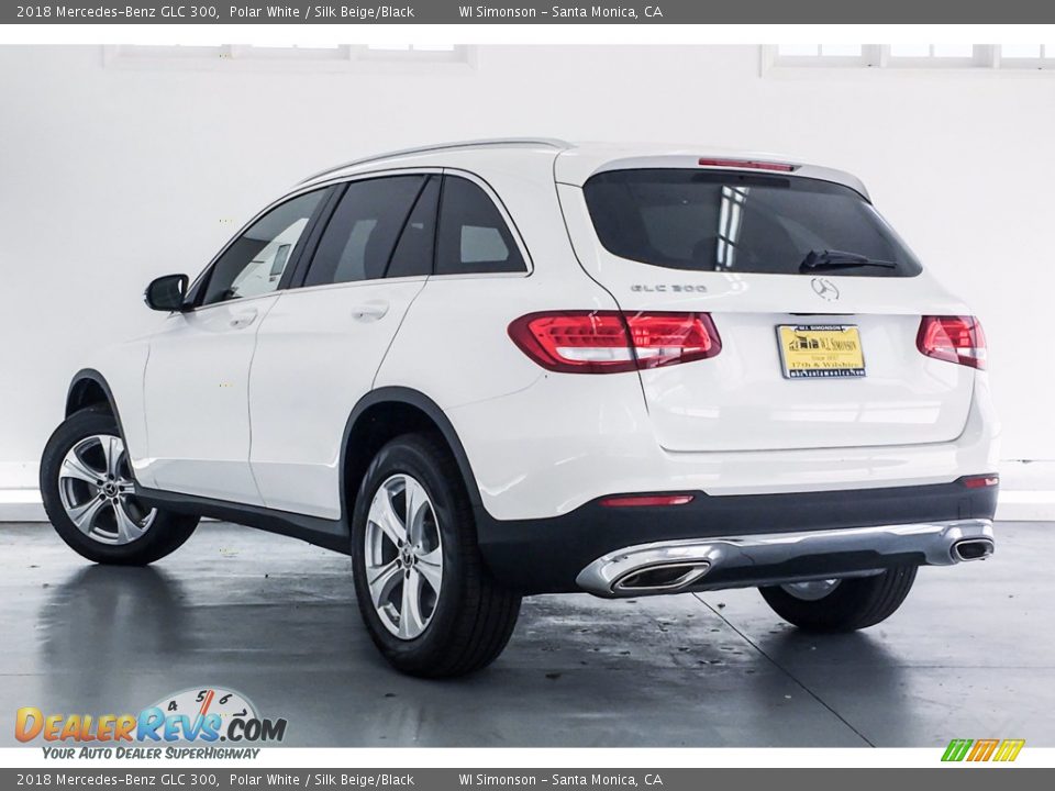 2018 Mercedes-Benz GLC 300 Polar White / Silk Beige/Black Photo #3