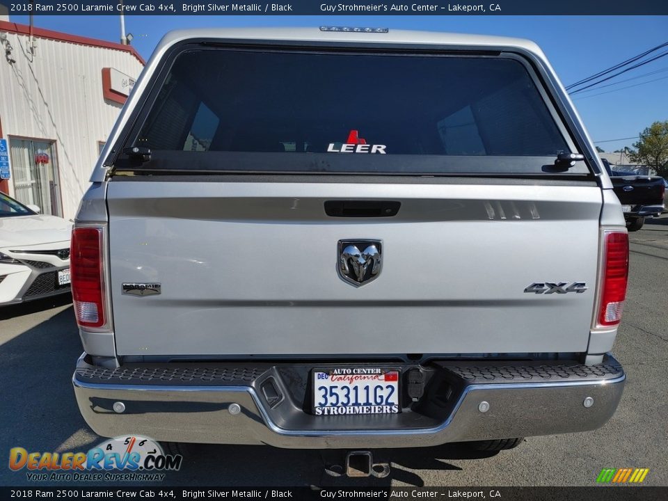 2018 Ram 2500 Laramie Crew Cab 4x4 Bright Silver Metallic / Black Photo #5