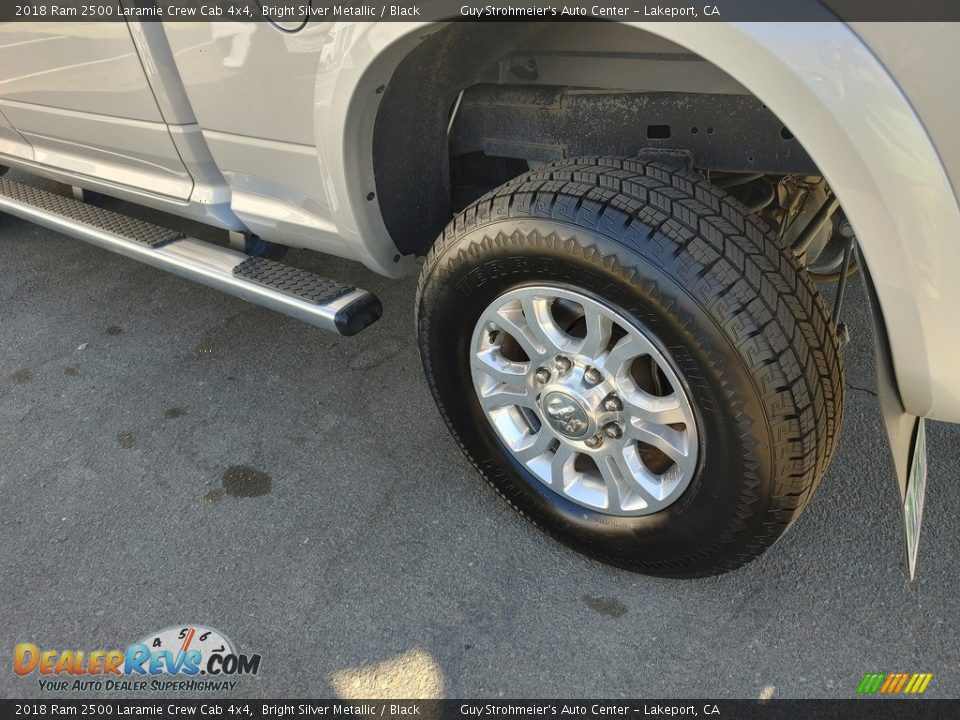 2018 Ram 2500 Laramie Crew Cab 4x4 Bright Silver Metallic / Black Photo #7