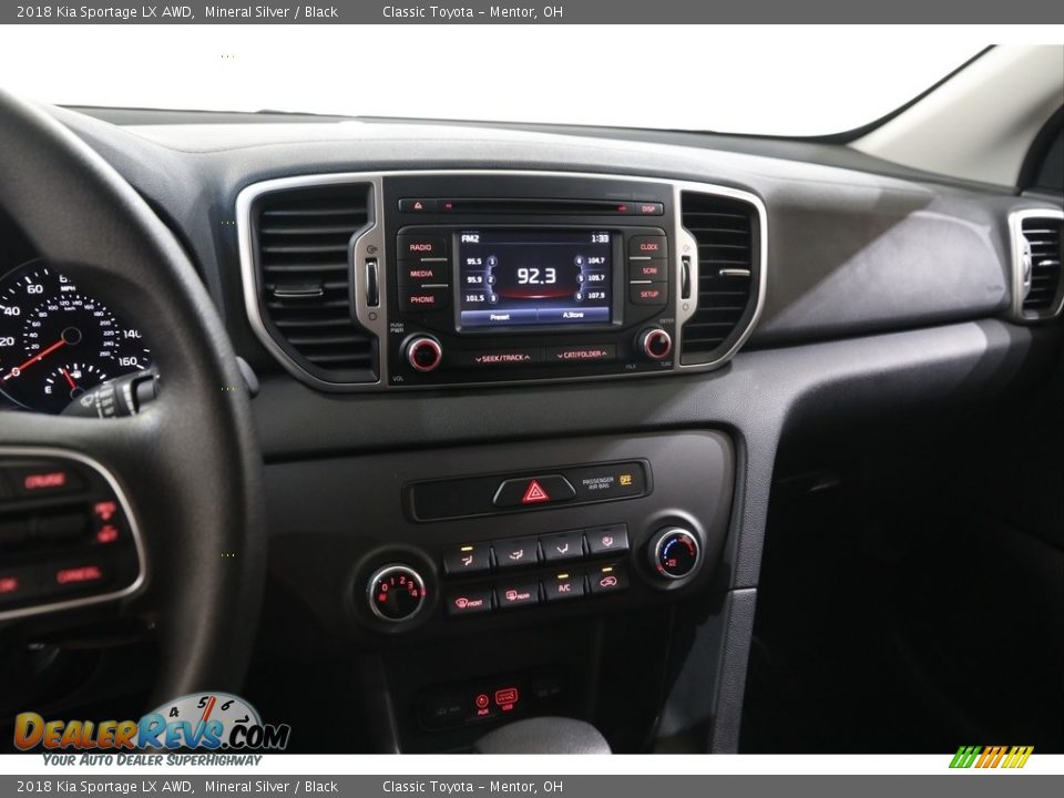 2018 Kia Sportage LX AWD Mineral Silver / Black Photo #9