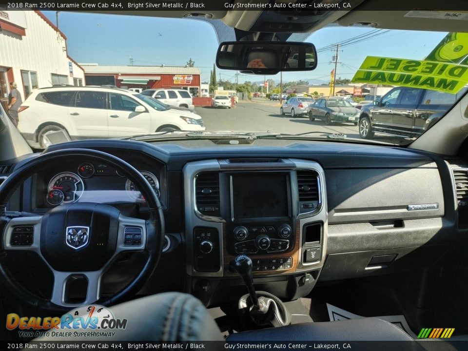 2018 Ram 2500 Laramie Crew Cab 4x4 Bright Silver Metallic / Black Photo #10