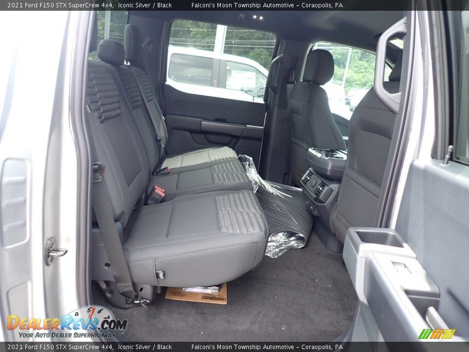 2021 Ford F150 STX SuperCrew 4x4 Iconic Silver / Black Photo #10