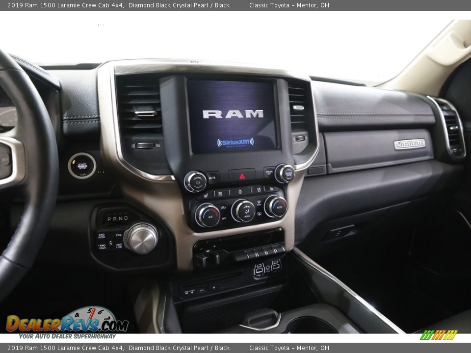 2019 Ram 1500 Laramie Crew Cab 4x4 Diamond Black Crystal Pearl / Black Photo #9