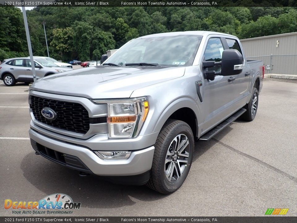 2021 Ford F150 STX SuperCrew 4x4 Iconic Silver / Black Photo #5