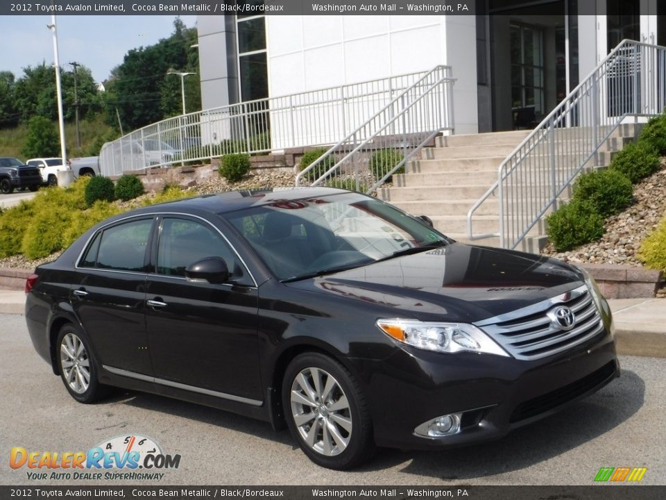 2012 Toyota Avalon Limited Cocoa Bean Metallic / Black/Bordeaux Photo #1