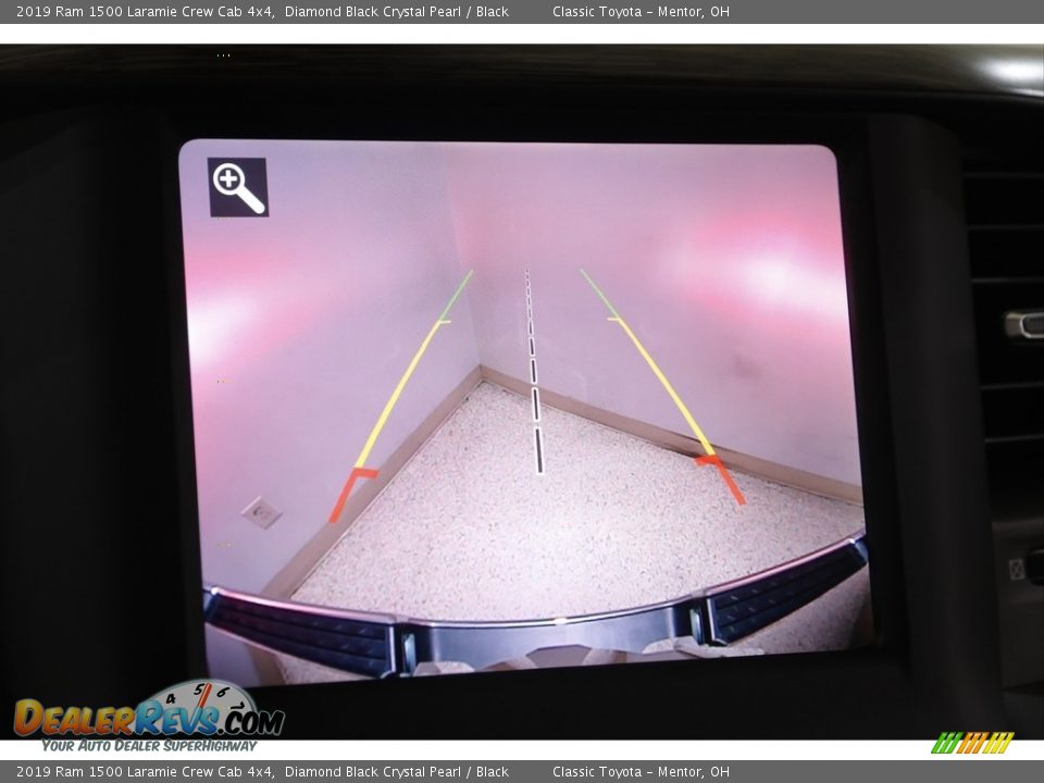 2019 Ram 1500 Laramie Crew Cab 4x4 Diamond Black Crystal Pearl / Black Photo #14