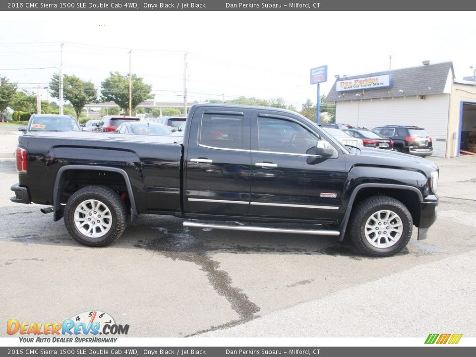 2016 GMC Sierra 1500 SLE Double Cab 4WD Onyx Black / Jet Black Photo #4