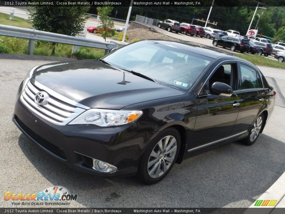 2012 Toyota Avalon Limited Cocoa Bean Metallic / Black/Bordeaux Photo #11