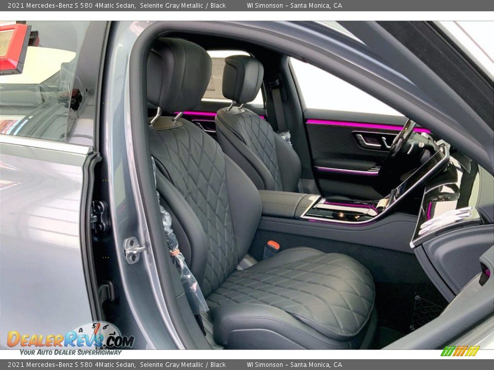 Black Interior - 2021 Mercedes-Benz S 580 4Matic Sedan Photo #5