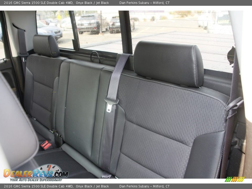 2016 GMC Sierra 1500 SLE Double Cab 4WD Onyx Black / Jet Black Photo #12