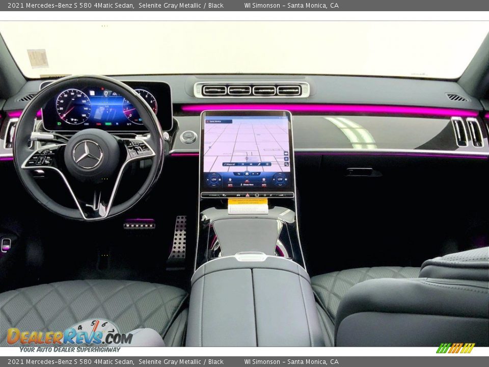 Dashboard of 2021 Mercedes-Benz S 580 4Matic Sedan Photo #6