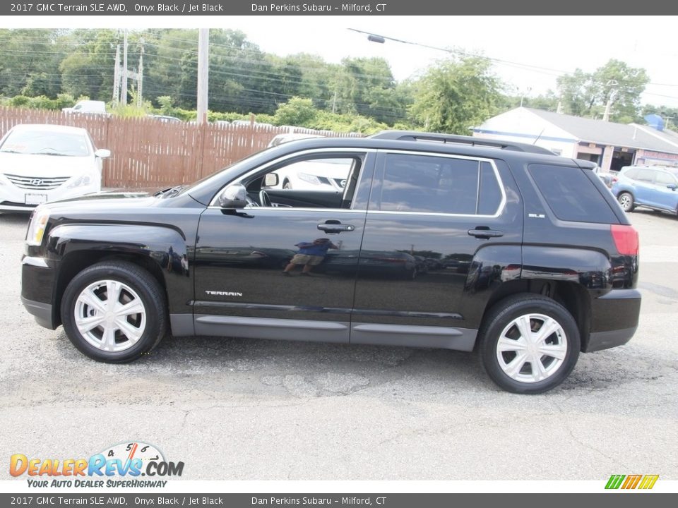 2017 GMC Terrain SLE AWD Onyx Black / Jet Black Photo #8