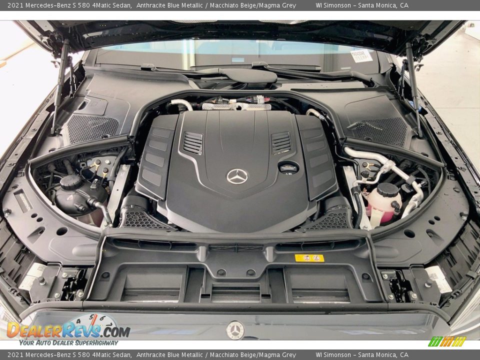 2021 Mercedes-Benz S 580 4Matic Sedan 4.0 Liter DI biturbo DOHC 32-Valve VVT V8 Engine Photo #9