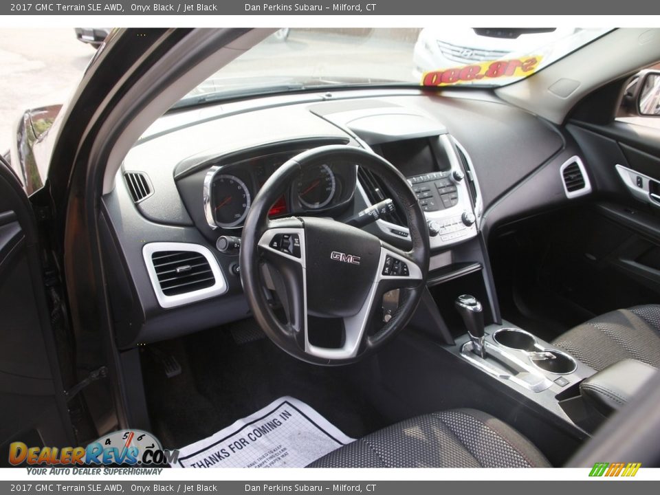 2017 GMC Terrain SLE AWD Onyx Black / Jet Black Photo #10
