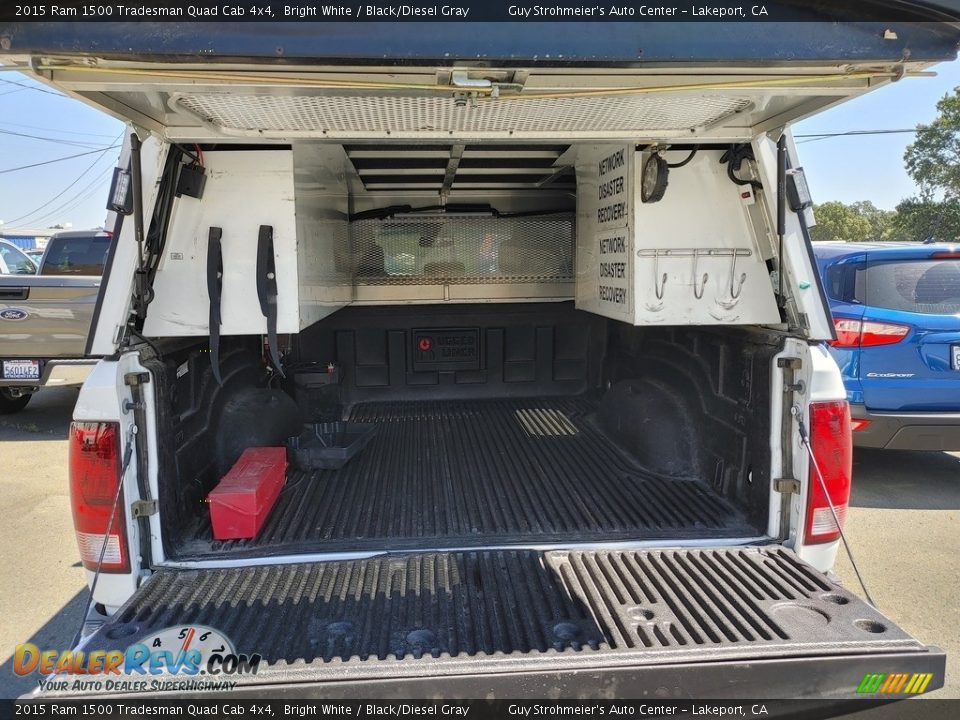 2015 Ram 1500 Tradesman Quad Cab 4x4 Bright White / Black/Diesel Gray Photo #7