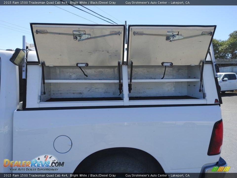 2015 Ram 1500 Tradesman Quad Cab 4x4 Bright White / Black/Diesel Gray Photo #8