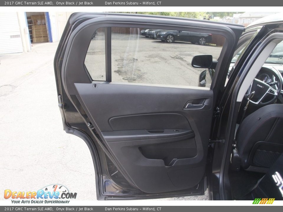 2017 GMC Terrain SLE AWD Onyx Black / Jet Black Photo #12