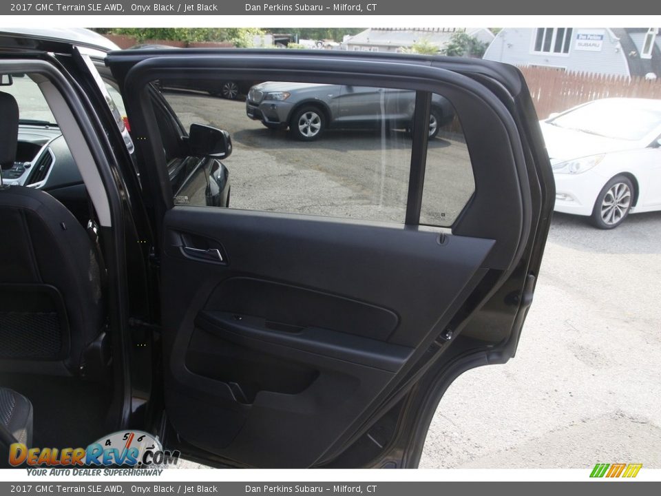 2017 GMC Terrain SLE AWD Onyx Black / Jet Black Photo #15