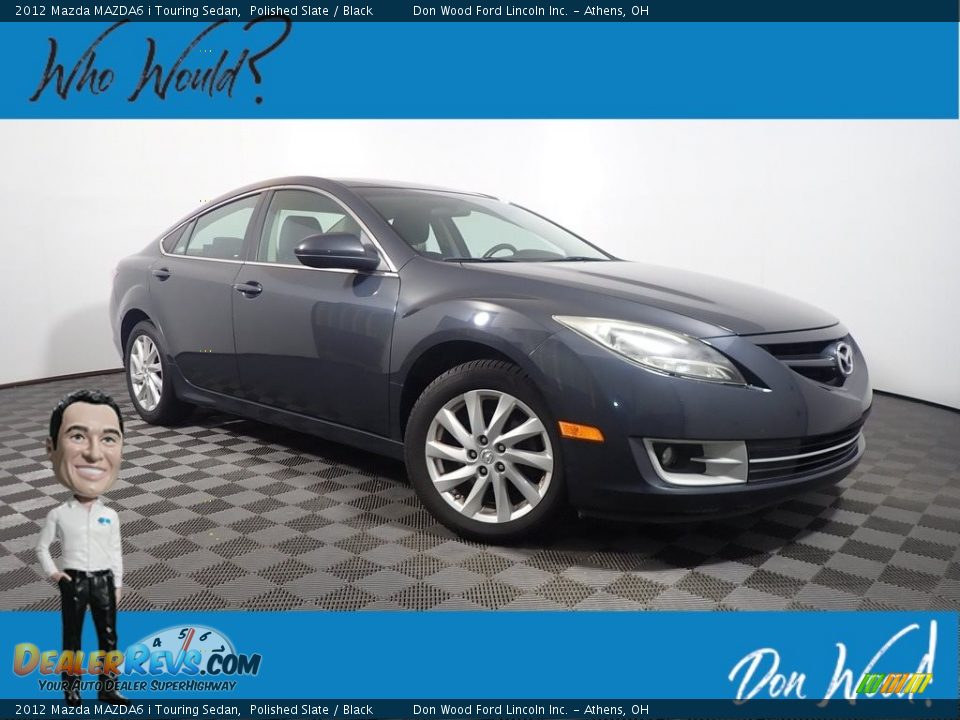 2012 Mazda MAZDA6 i Touring Sedan Polished Slate / Black Photo #1