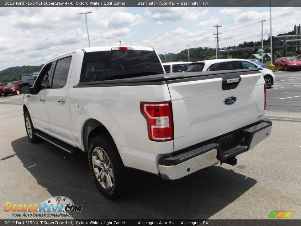 2019 Ford F150 XLT SuperCrew 4x4 Oxford White / Light Camel Photo #11