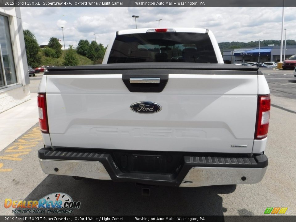 2019 Ford F150 XLT SuperCrew 4x4 Oxford White / Light Camel Photo #12