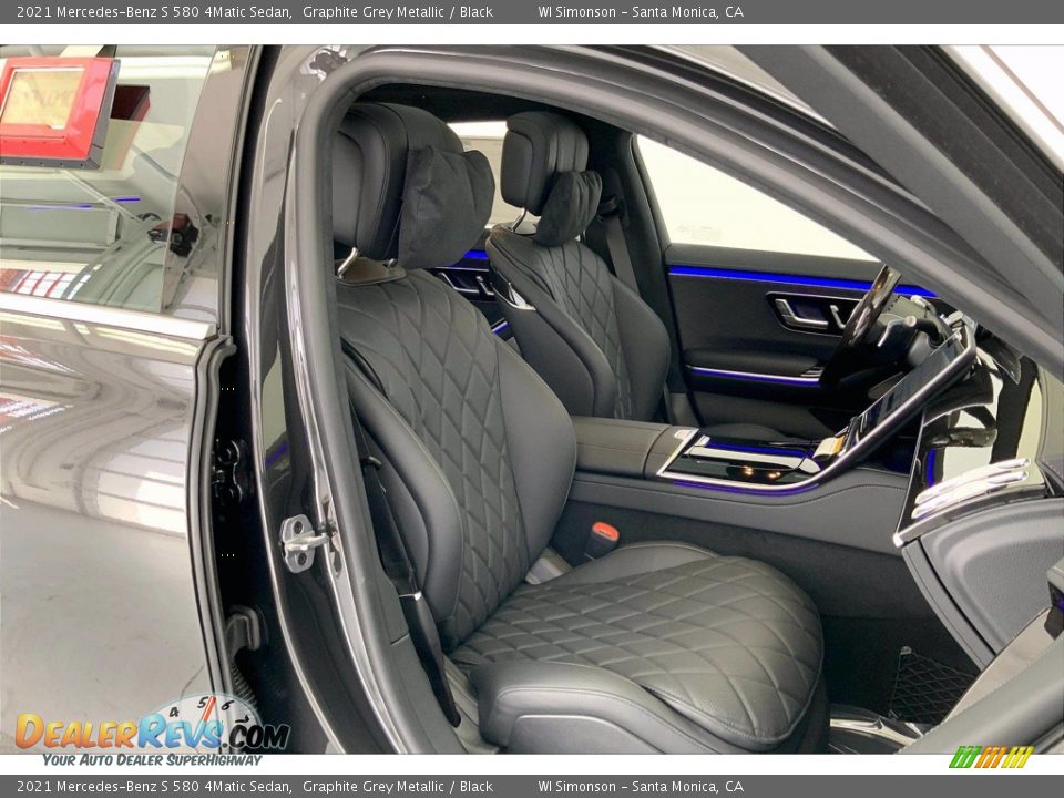 Front Seat of 2021 Mercedes-Benz S 580 4Matic Sedan Photo #5