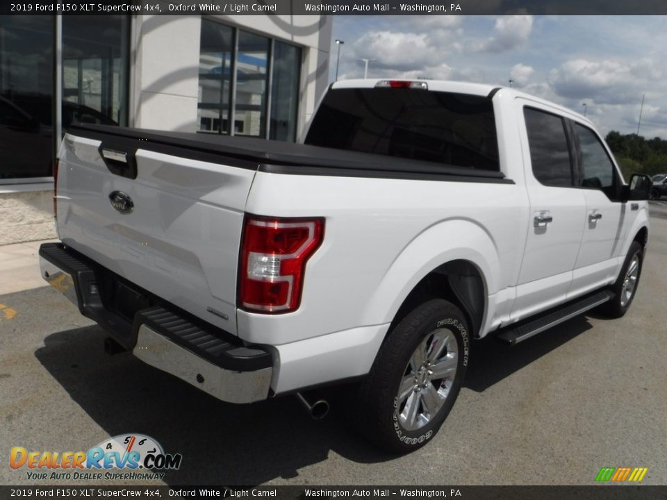 2019 Ford F150 XLT SuperCrew 4x4 Oxford White / Light Camel Photo #13