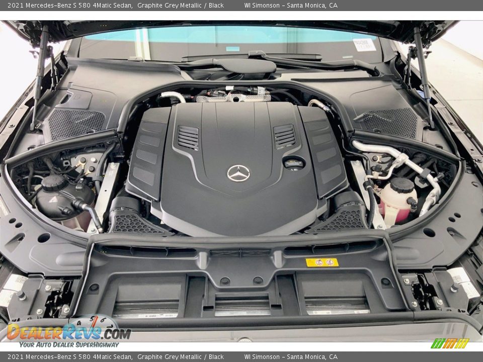 2021 Mercedes-Benz S 580 4Matic Sedan 4.0 Liter DI biturbo DOHC 32-Valve VVT V8 Engine Photo #9