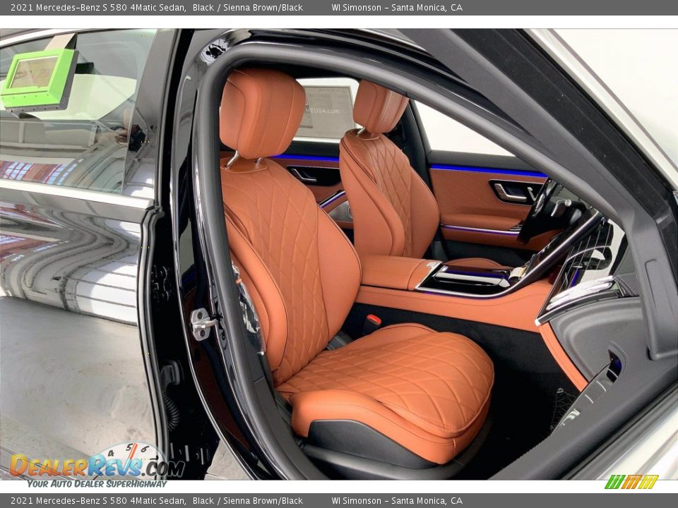 Sienna Brown/Black Interior - 2021 Mercedes-Benz S 580 4Matic Sedan Photo #5