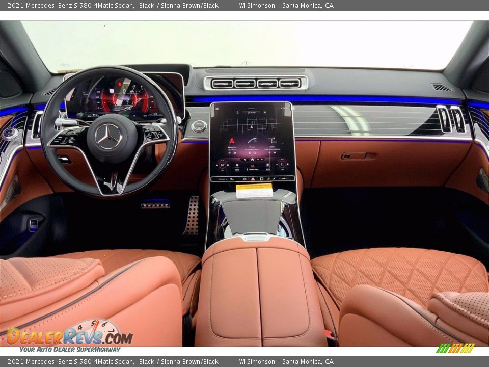 Dashboard of 2021 Mercedes-Benz S 580 4Matic Sedan Photo #6